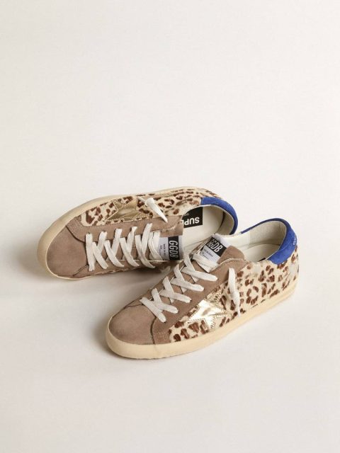 Golden Goose Women Super-Star Super-Star Ltd In Pony Skin With Gold Star And Suede Heel Tab - Image 2