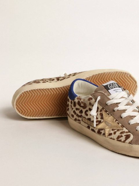 Golden Goose Women Super-Star Super-Star Ltd In Pony Skin With Gold Star And Suede Heel Tab - Image 4