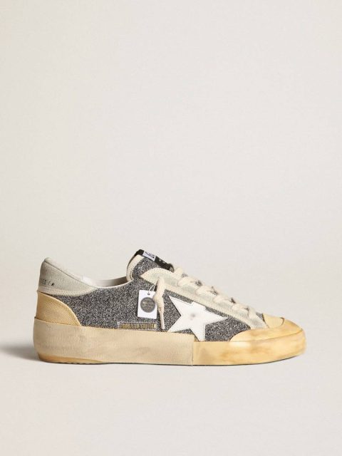 Golden Goose Women’s Super-Star Lab With White Star And Swarovski Glitter Upper Women Super-Star
