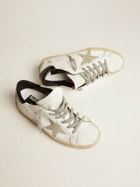 Golden Goose Women's Super-Star With Black Heel Tab And Metal Stud Lettering Super-Star Women - Image 2