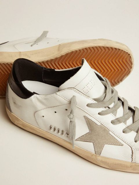 Golden Goose Women's Super-Star With Black Heel Tab And Metal Stud Lettering Super-Star Women - Image 4
