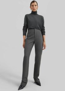 Green Bottoms Morrison Long Trousers - Light Khaki Women The Frankie Shop - Image 2