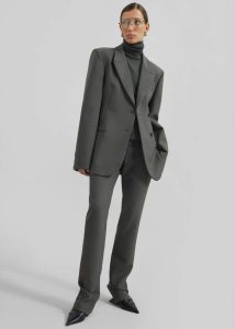 Green Bottoms Morrison Long Trousers - Light Khaki Women The Frankie Shop - Image 4