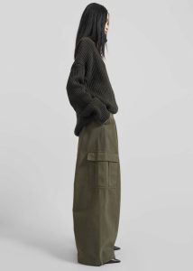 Green Bottoms Wandle Cargo Pants - Khaki The Frankie Shop Women - Image 2