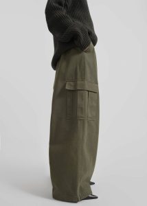 Green Bottoms Wandle Cargo Pants - Khaki The Frankie Shop Women - Image 4