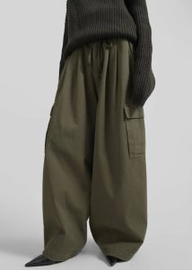 Green Bottoms Wandle Cargo Pants - Khaki The Frankie Shop Women - Image 5