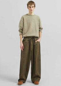Green Fae Balloon Pants - Army Green Men Bottoms The Frankie Shop - Image 2