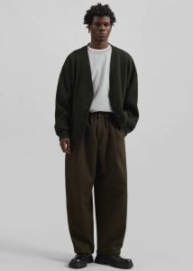 Green Ledbury Cardigan - Khaki The Frankie Shop Men Knitwear - Image 3