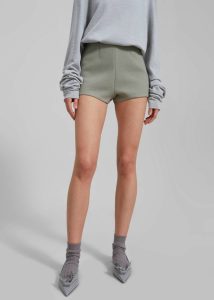 Green Mira Hot Pants - Sage Women Bottoms The Frankie Shop - Image 2