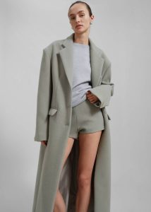 Green Mira Hot Pants - Sage Women Bottoms The Frankie Shop