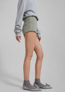 Green Mira Hot Pants - Sage Women Bottoms The Frankie Shop - Image 5