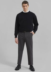 Gregory Trousers - Grey Bottoms Men The Frankie Shop Grey