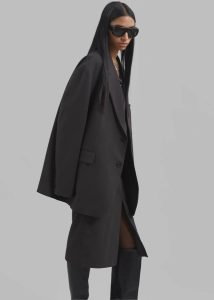 Grey Brooklyn Blazer - Charcoal Outerwear The Frankie Shop Women - Image 3