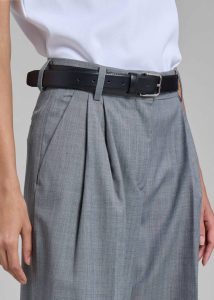 Grey Jorae Pleated Trousers - Grey The Frankie Shop Bottoms Women - Image 4