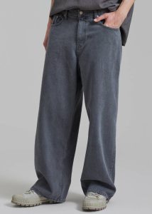 Grey Men Connor Jeans - Grey Wash Bottoms The Frankie Shop - Image 2