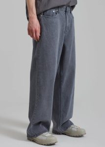 Grey Men Connor Jeans - Grey Wash Bottoms The Frankie Shop - Image 5