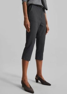 Grey Orsha Capri Pants - Grey Bottoms Women The Frankie Shop - Image 3