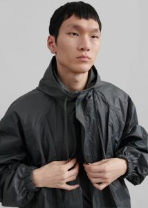 Grey Outerwear Nate Windbreaker - Charcoal The Frankie Shop Men - Image 5