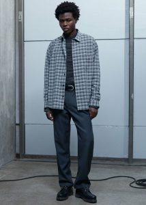 Grey Samsøe Samsøe Sabertil Trousers - Dark Grey Melange Men The Frankie Shop Bottoms - Image 2