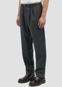 Grey Samsøe Samsøe Sabertil Trousers - Dark Grey Melange Men The Frankie Shop Bottoms - Image 5