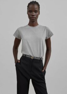 Grey The Frankie Shop Dollie Tee - Grey Tops Women