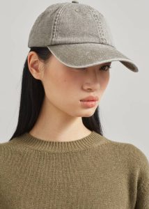Grey The Frankie Shop Women Headwear Samsøe Samsøe Back Logo Cap - Bungee Cord - Image 2