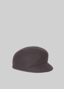 Grey Women The Frankie Shop Callan Cap - Grey Headwear - Image 2