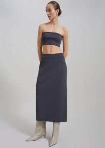 Grey Women Winona Knit Bra - Grey Tops The Frankie Shop