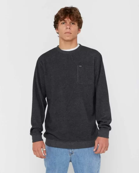 Grid Crew Mens Rip Curl Hoodies & Fleece