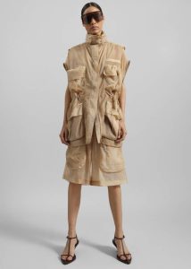Gudu Jacket #01 - Beige Outerwear Women The Frankie Shop Beige - Image 3