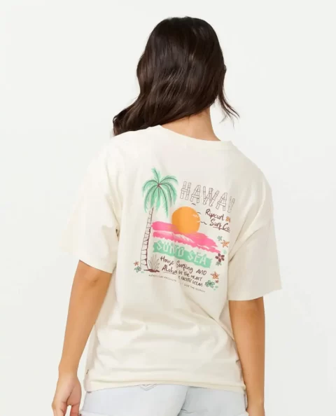 Hanalei Heritage Tee Women Tees & Tanks Rip Curl - Image 3