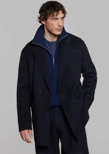 Harry Wool Blazer - Navy Blue Outerwear Men The Frankie Shop - Image 4
