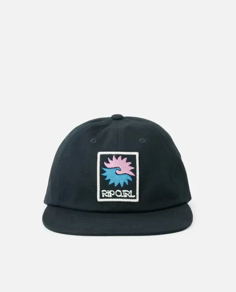 Hats & Beanies Mens Rip Curl Saltwater Culture Badge Adjustable Cap - Image 2
