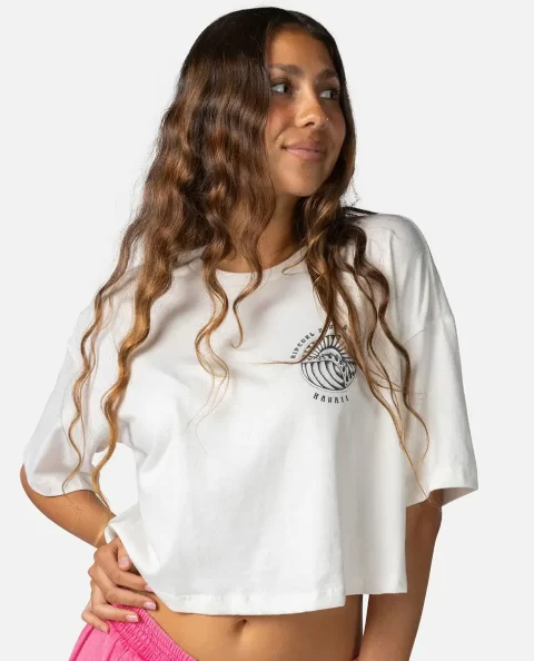 Hawaii Sunset Crop Tee Rip Curl Tees & Tanks Women - Image 3