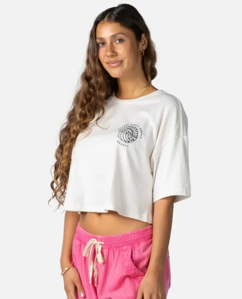 Hawaii Sunset Crop Tee Rip Curl Tees & Tanks Women