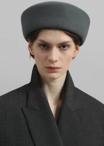 Headwear Grey The Frankie Shop Garbo Pillbox Hat - Grey Women - Image 3