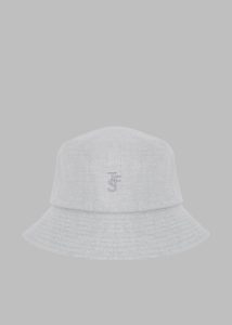 Headwear Tfs Solid Flannel Bucket Hat - Light Grey The Frankie Shop Men Light Grey