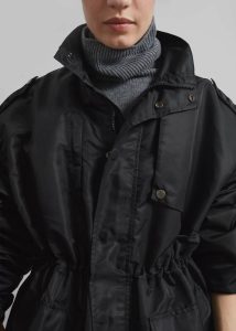 Helsta Utility Jacket - Black Black Women Outerwear The Frankie Shop - Image 4