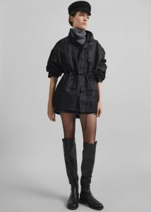 Helsta Utility Jacket - Black Black Women Outerwear The Frankie Shop - Image 5