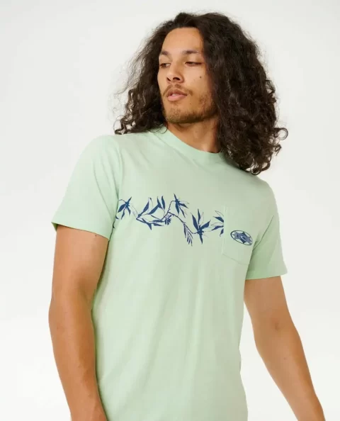 Heritage Diamond Pano Tee Mens Rip Curl Tees & Tanks