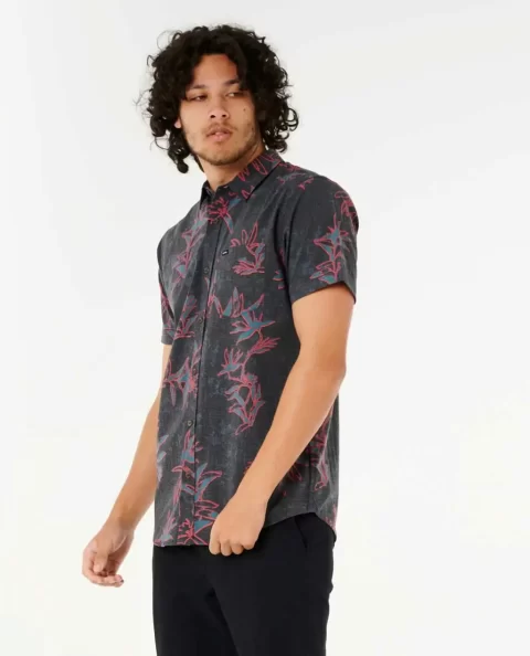 Heritage Floral Short Sleeve Shirt Shirts & Flannels Rip Curl Mens - Image 3
