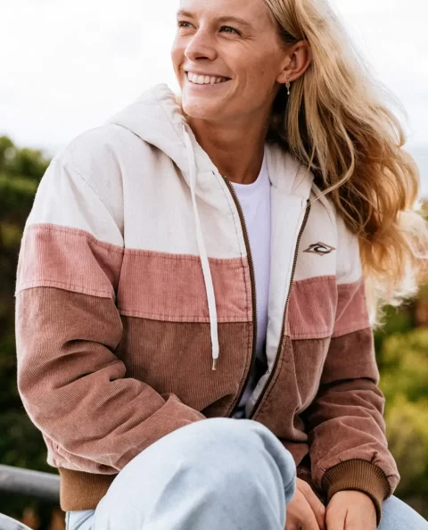 Hibiscus Heat Cord Jacket Women Jackets Rip Curl