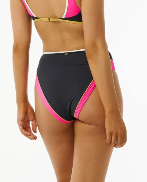 Hibiscus Heat Splice Full Coverage Bikini Bottom Rip Curl Women Bikini Bottoms - Image 3