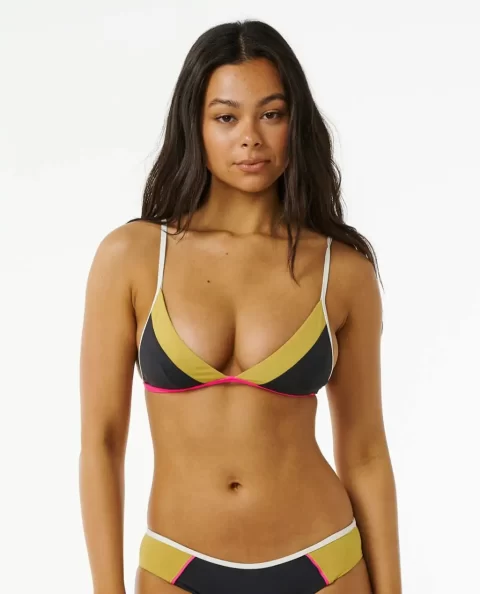 Hibiscus Heat Splice Tri Bikini Top Women Rip Curl Bikini Tops - Image 5