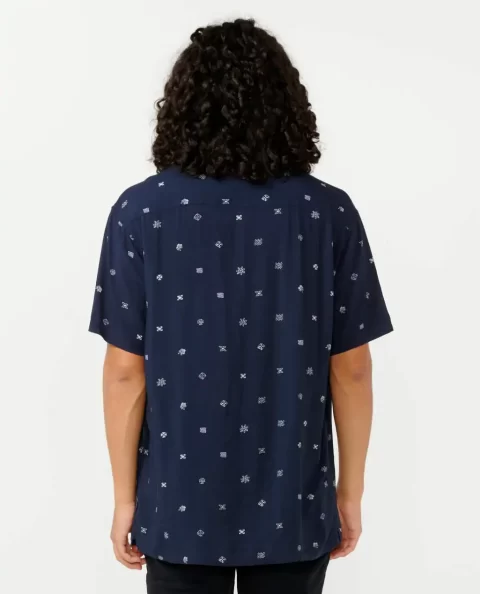 Hoffman Micro Short Sleeve Shirt Rip Curl Mens Shirts & Flannels - Image 3