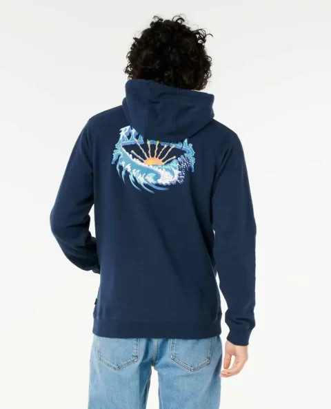 Hoodies & Fleece Hazed And Tubed Zip Thru Rip Curl Mens - Image 2
