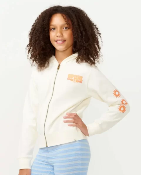 Hoodies & Fleece Kids Rip Curl Sun Sol Zip Through Hood - Image 2