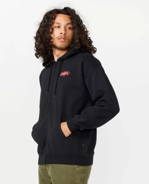 Hoodies & Fleece Rip Curl Mens Heritage Zip Through Hood - Image 2