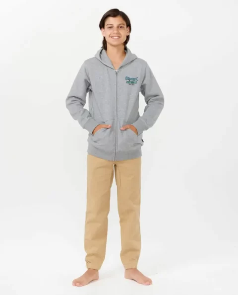 Hoodies & Fleece Shred Till Dead Zip Through Fleece Rip Curl Kids - Image 4