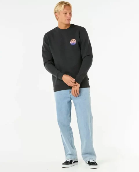 Hoodies & Fleece Wettie Icon Crew Rip Curl Mens - Image 4